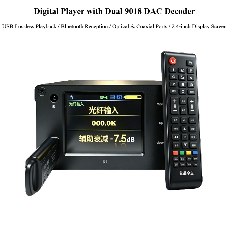 Audio Music To Mp3 - デュアルES9018K2MデジタルオーディオプレーヤーDSD512 HIFIデジタル音楽転送、ワイヤレスBluetooth 64BIT 384Kロスレスデコード