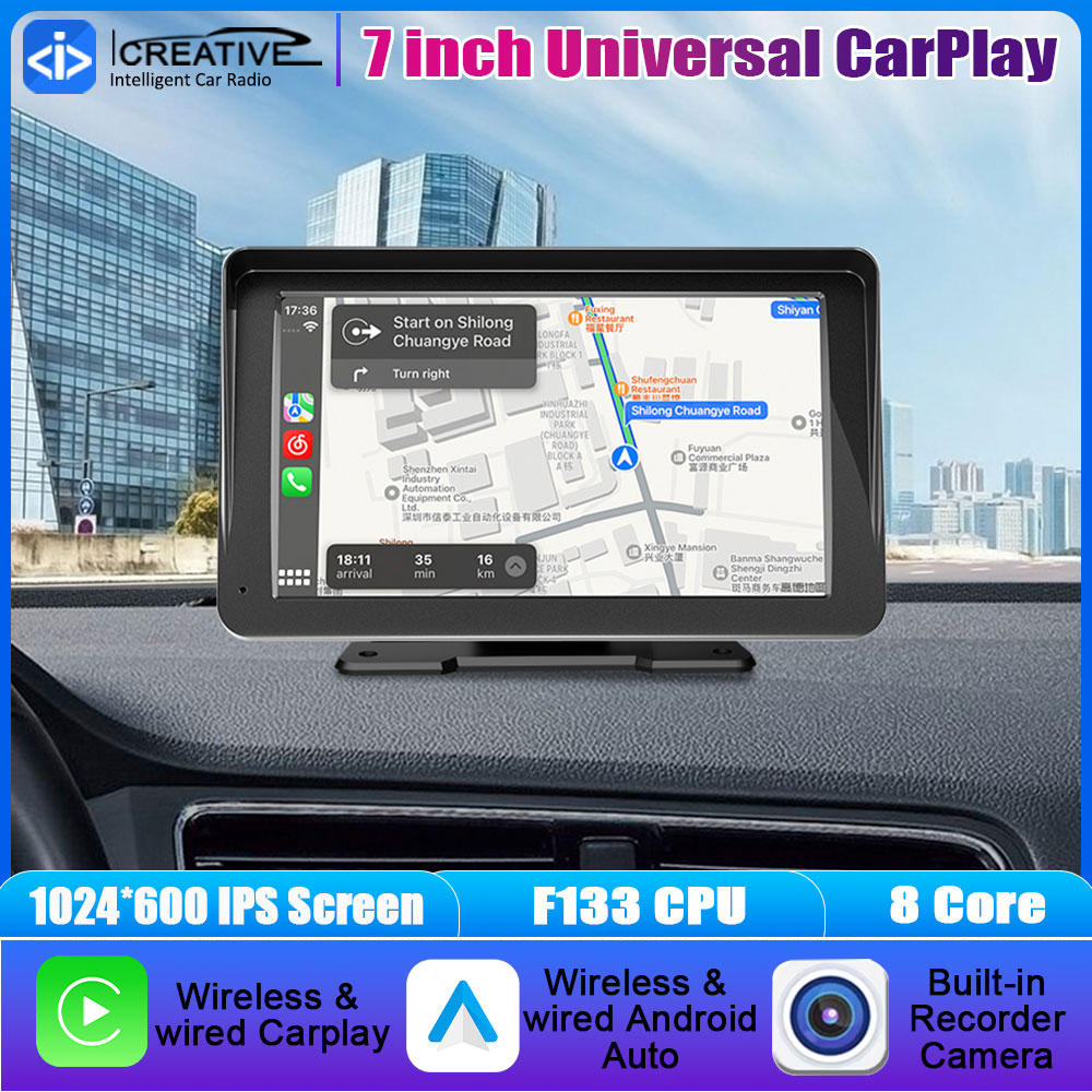 Audio Music Image - 7インチ ワイヤレスCarPlay & Android Auto対応 タッチHDスクリーン