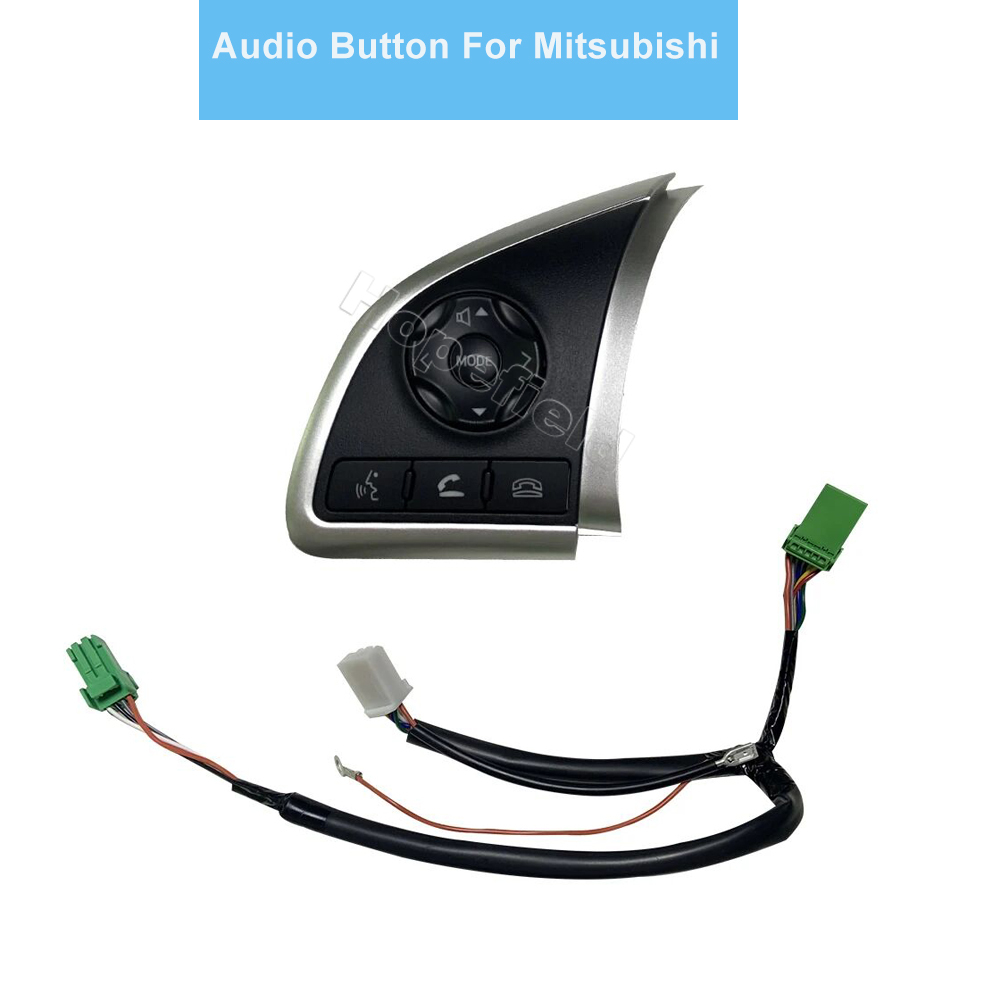 Audio Music Volume - 三菱および三菱用のオーディオボリュームスイッチ,ステアリングホイールボタン,音楽制御ケーブル,asx Mirage l200のアクセサリ
