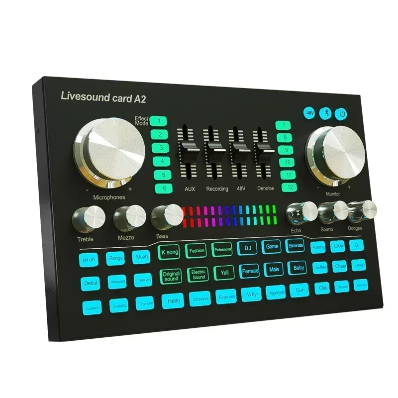 Audio Music Volume - A2 サウンドカード ライブ サウンド カード Bluetooth