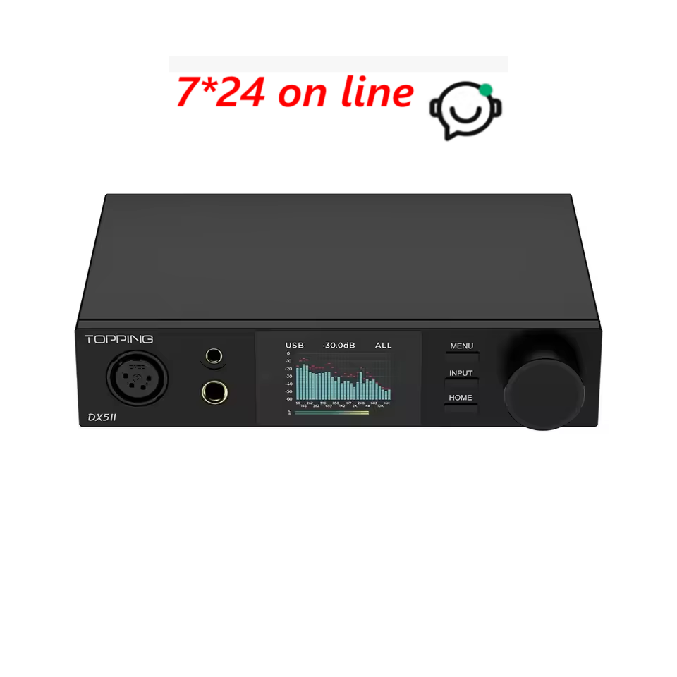Headphone Amplifier Dac - TOPPING DX5 II フルバランス DAC &