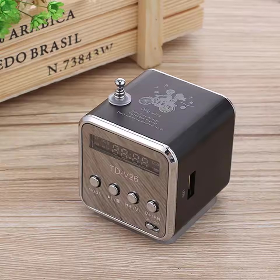 Audio Music System For Home - ワイヤレスラジオ FM Bluetooth スピーカー ポータブル ミニ