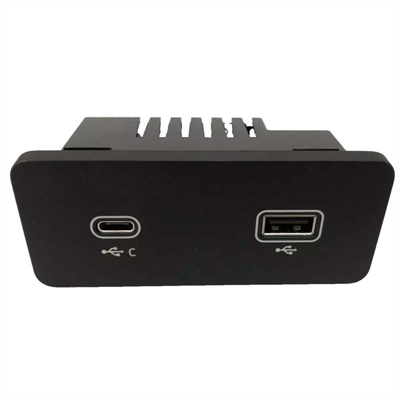 Audio Interface Usb - デュアルUSBポートType-C充電ポートフロントリアセンターオーディオインターフェースLR139594 T2H47806 ジャガーXF 2016+/E-Pace 2017+用