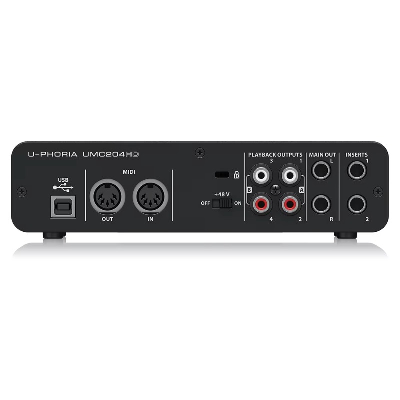 ベリンガー UMC204HD 2入力/4出力 USB 2.0 - Audio Interface Usb のレビューと価格