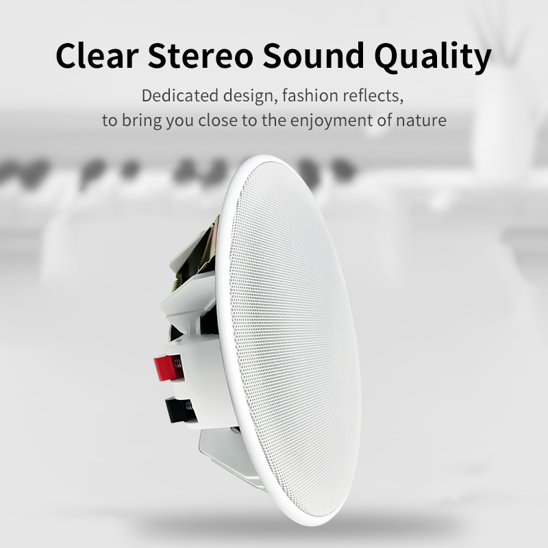 6 インチ 8 オーム天井スピーカーフルレンジステレオサウン - Audio Music System For Home のレビューと価格