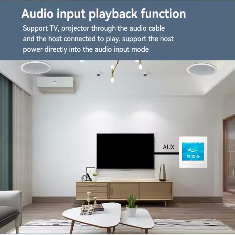 ホーム Bluetooth 壁アンプバックグラウンドミュージ - Audio Music System For Home のレビューと価格