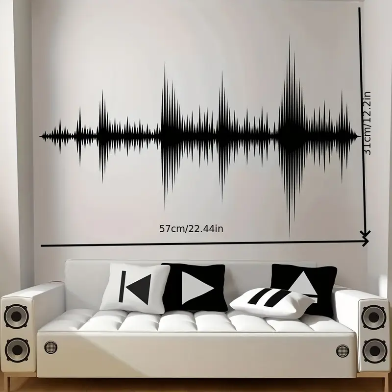 サウンドボーイングウェーブウォールステッカー録音スタジオオー - Audio Music Wallpaper のレビューと価格