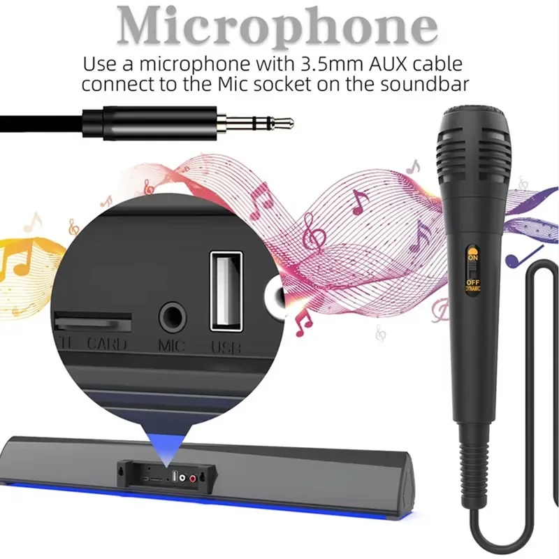 3Dステレオサウンドシステム,Bluetoothサウンドバー - Audio Music System For Home のレビューと価格