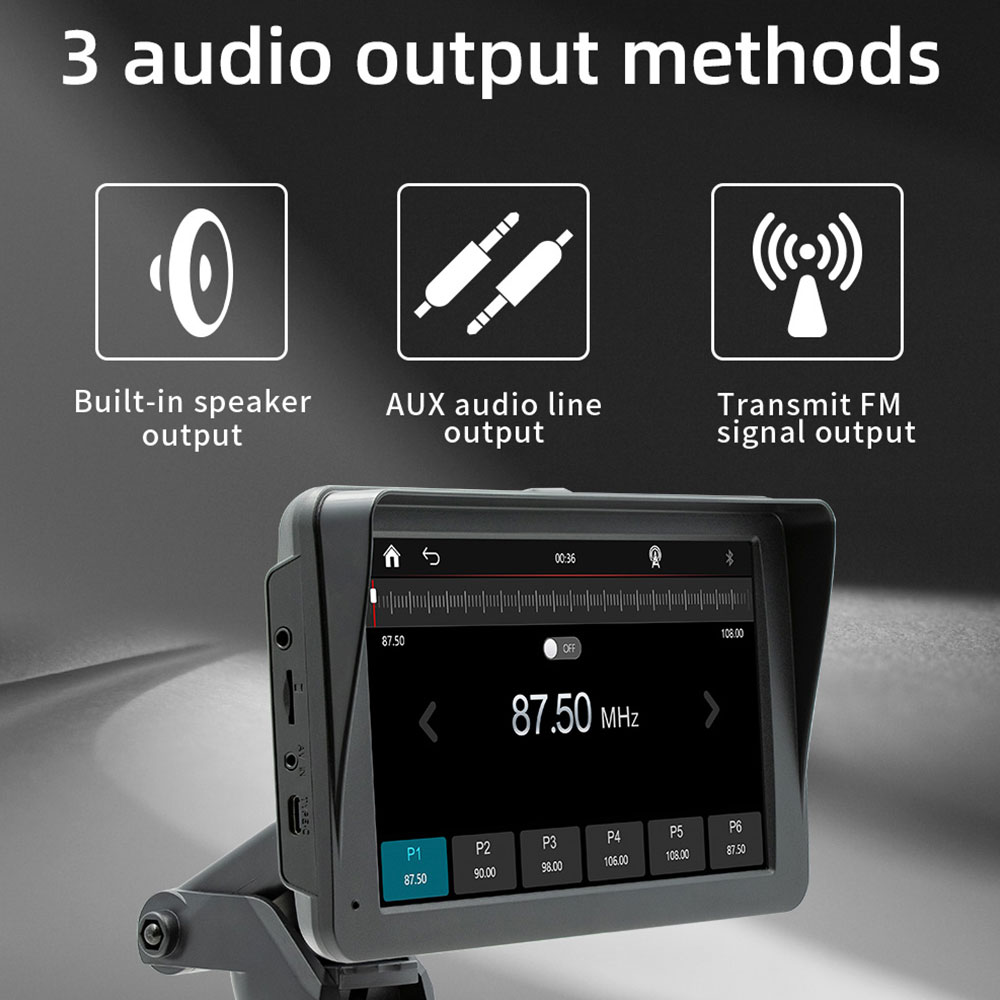 7インチユニバーサルタッチHDスクリーンカーマルチメディアプ - Audio Music Image のレビューと価格