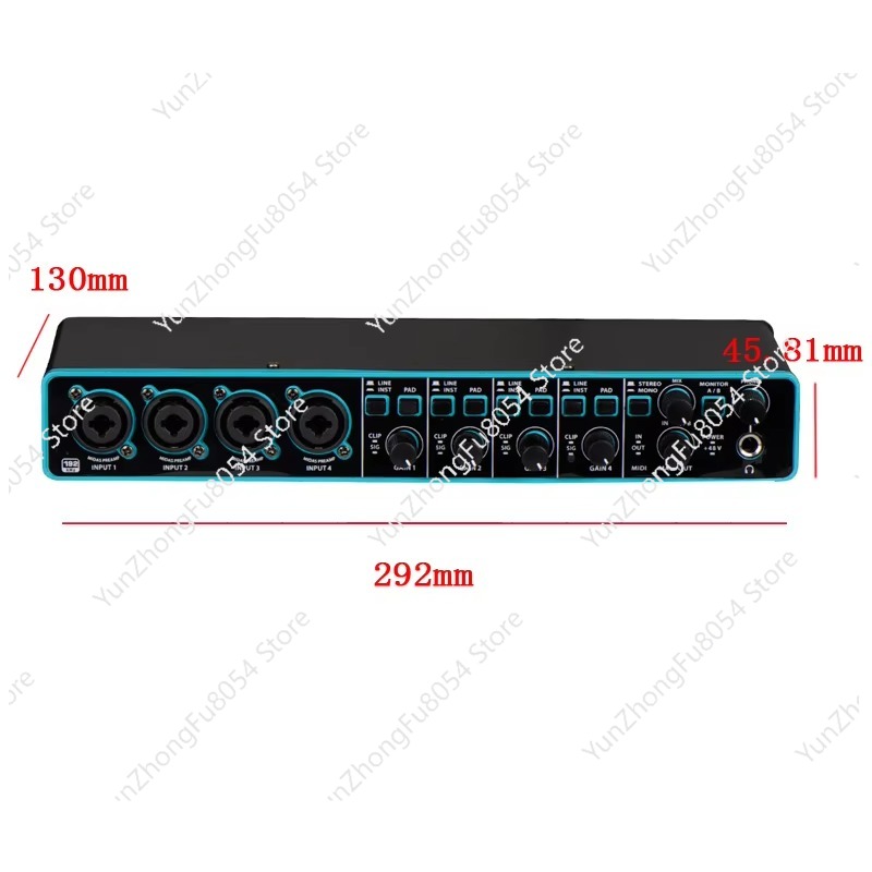 プロフェッショナル第3世代4x4 USBコンピューターオーデ - Audio Interface Usb のレビューと価格