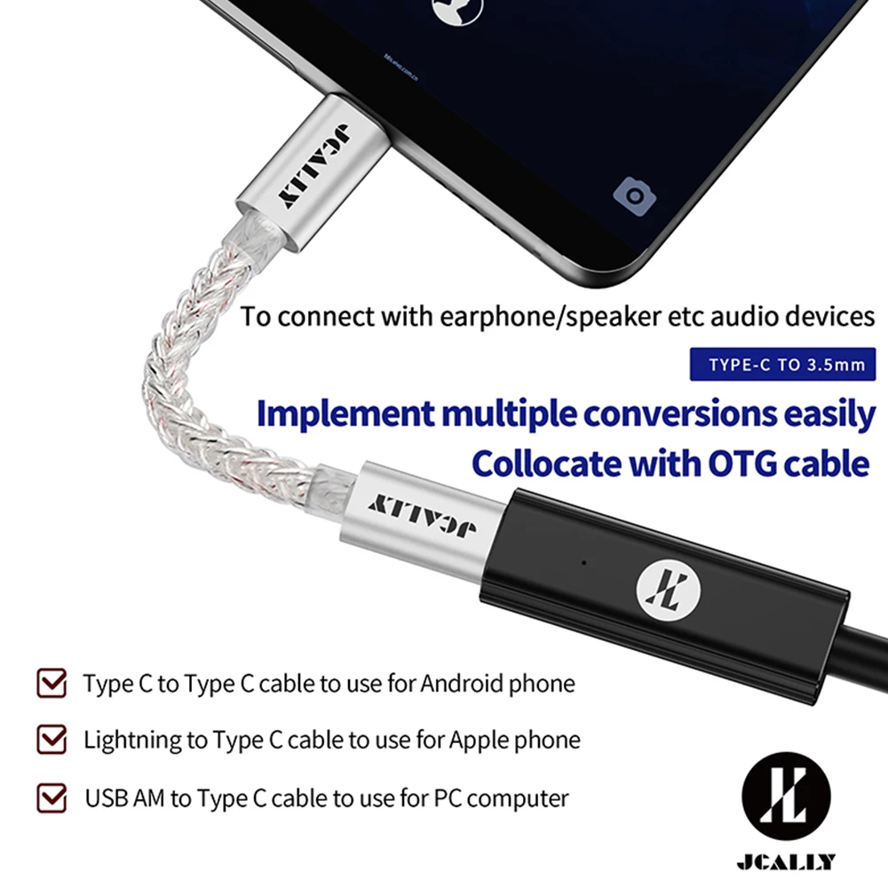 JCALLY AP7 ポータブル DAC アンプ - AK4 - Headphone Amplifier Dac のレビューと価格