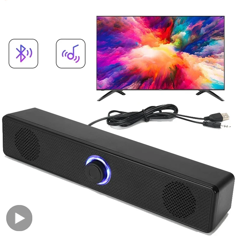 サウンドバー コンピューター PC テレビ ラップトップ デ - Audio Music System For Home のレビューと価格