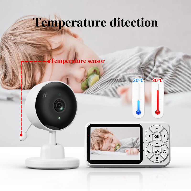 Danmini 3.5 インチベビーモニターカラースクリーン - Audio Detect Music のレビューと価格