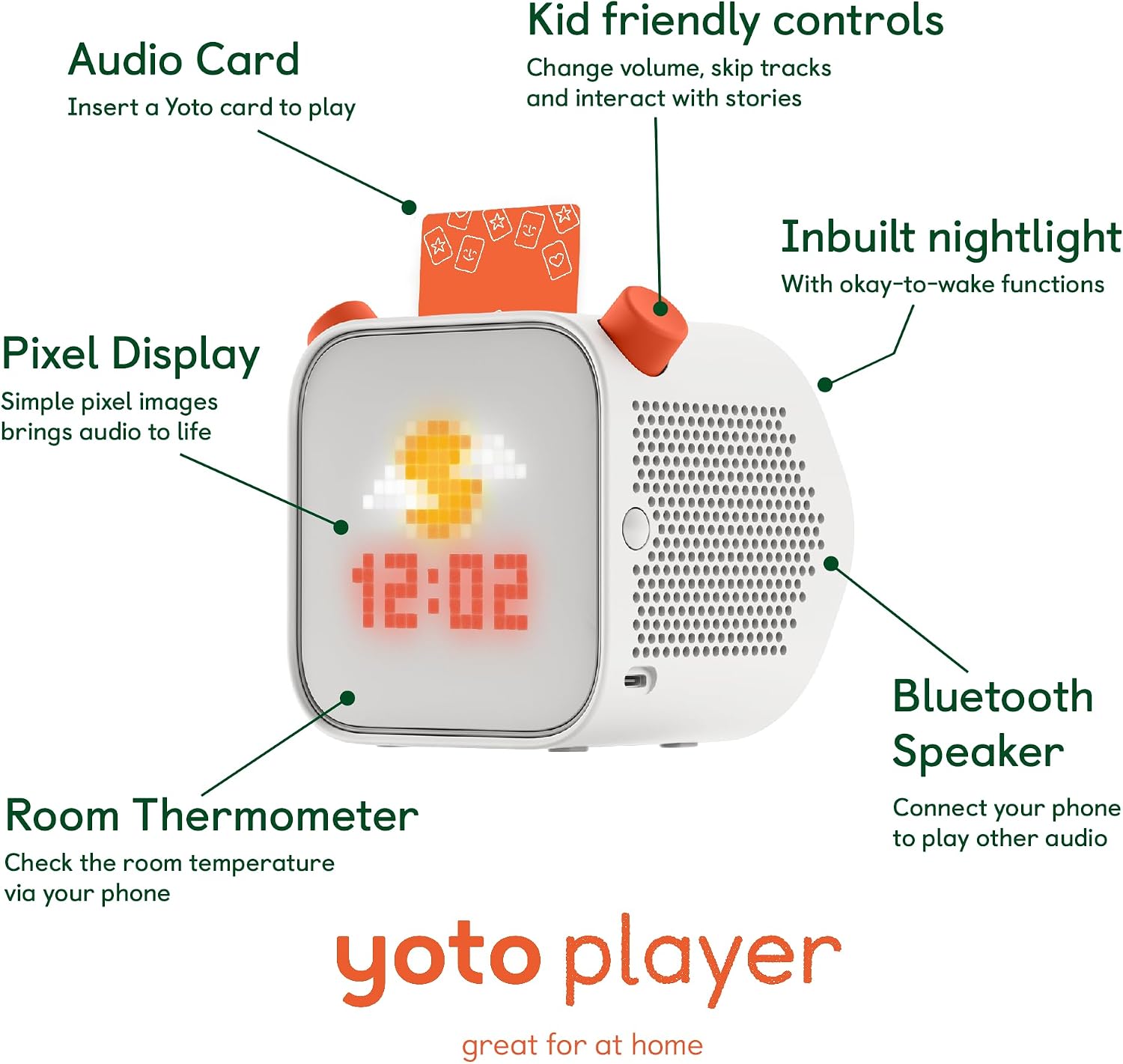 子供用Bluetoothオーディオスピーカー、ピクセルディス - Audio Music Image のレビューと価格