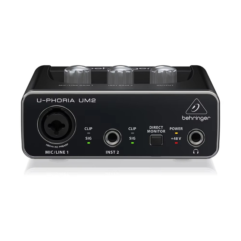 ベリンガー U-Phoria UM2 サウンドカード 2チャ - Audio Interface Usb のレビューと価格