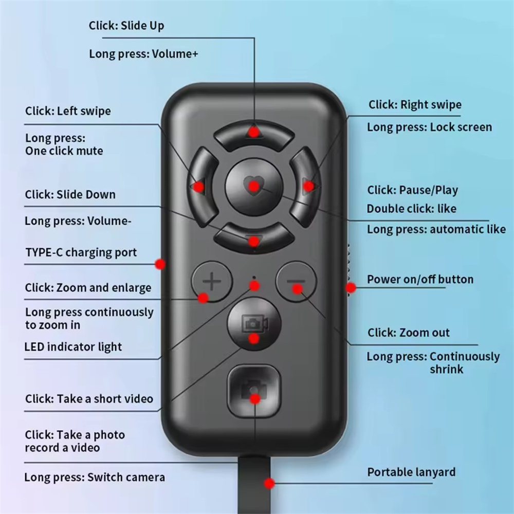 TikTok用ワイヤレスBluetoothモバイル自撮り怠惰 - Audio Music Tiktok のレビューと価格