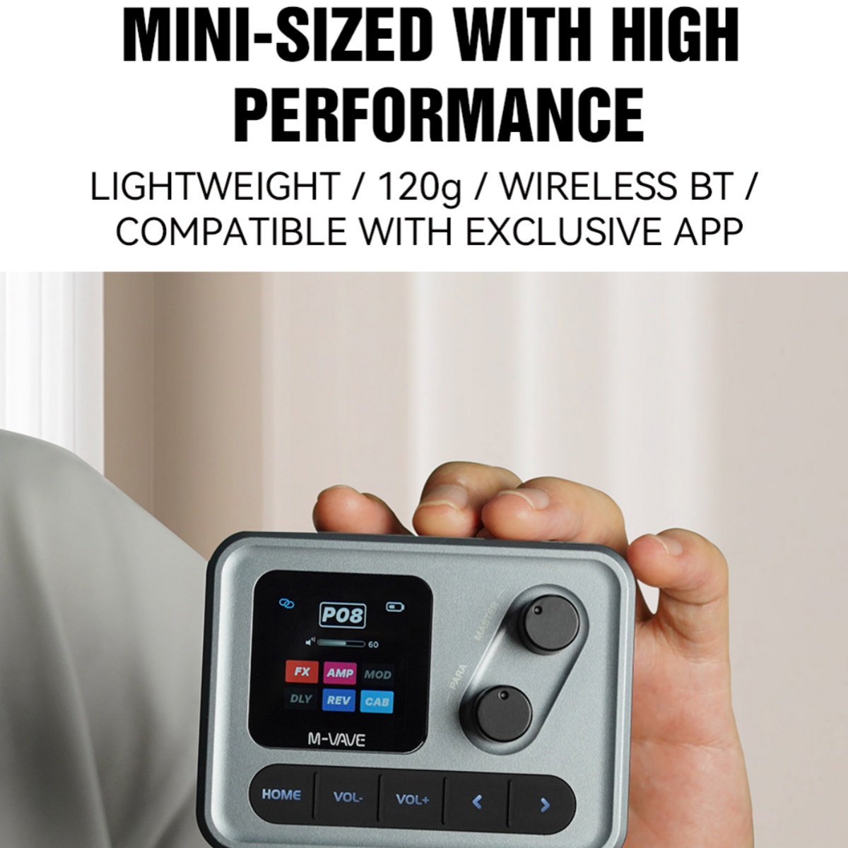 M-VAVE ポケットアンプ 1.54インチHDスクリーン  - Audio Interface Usb のレビューと価格