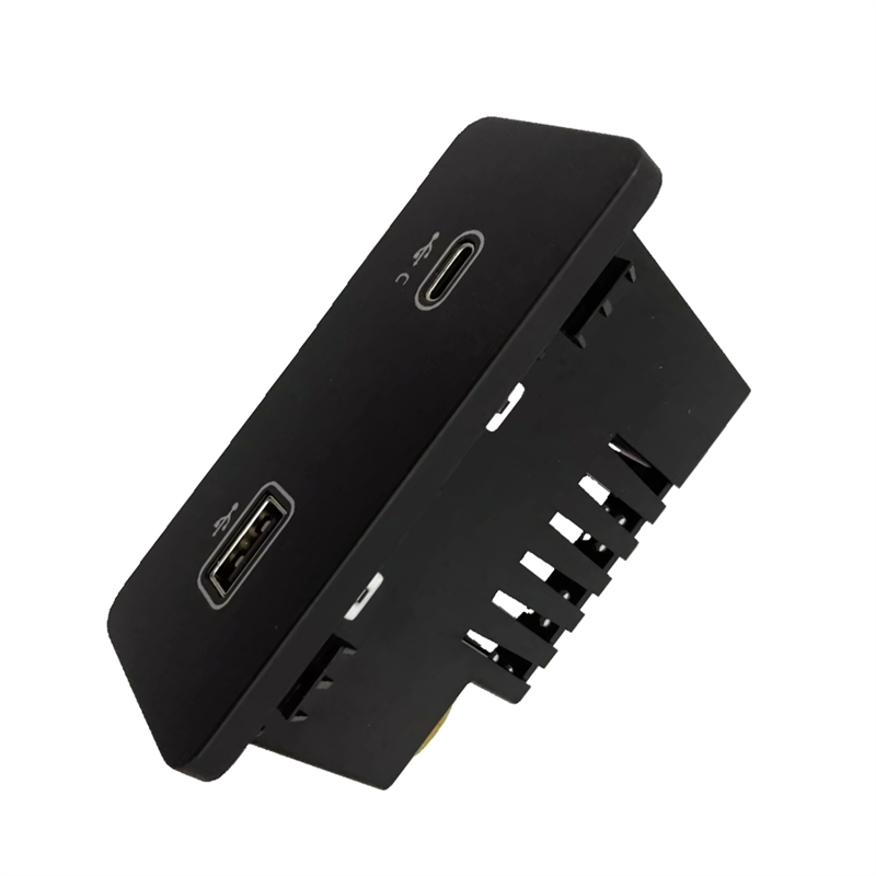 デュアルUSBポートType-C充電ポートフロントリアセンタ - Audio Interface Usb のレビューと価格