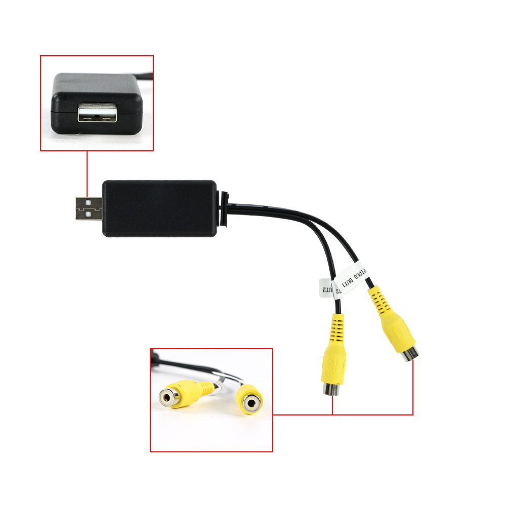 USB - CVBS RCAビデオ出力アダプターボックス H - Audio Interface Usb のレビューと価格