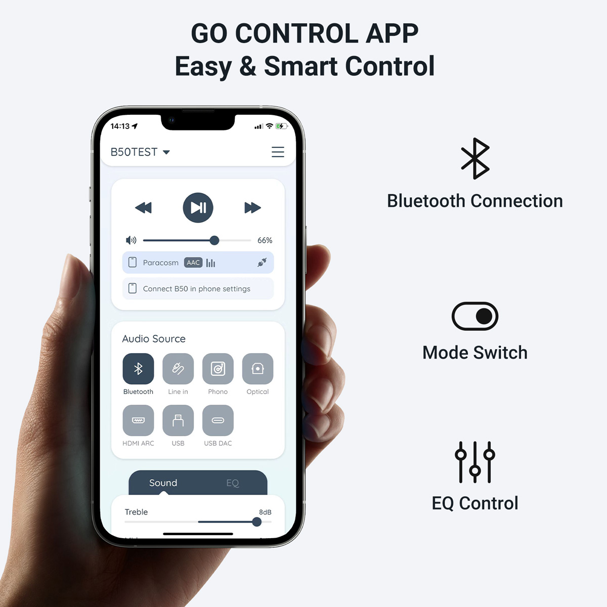 B50 Bluetoothステレオアンプオーディオトランスミ - Audio Music System For Home のレビューと価格