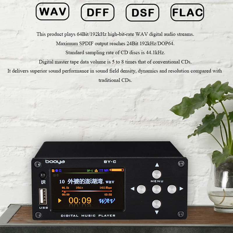 BY-C1 ロスレスデジタルオーディオプレーヤー Bluet - Audio Music To Mp3 のレビューと価格